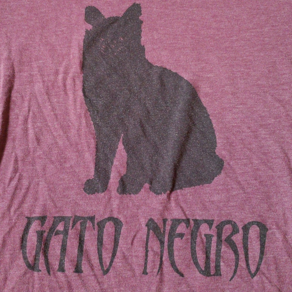Upper Playground Large T-shirt Gato Negro - Picture 2 of 4